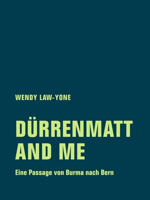 cover image of Dürrenmatt and me